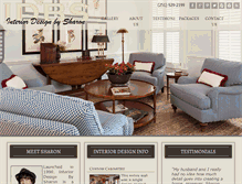 Tablet Screenshot of interiorsbysharon.net